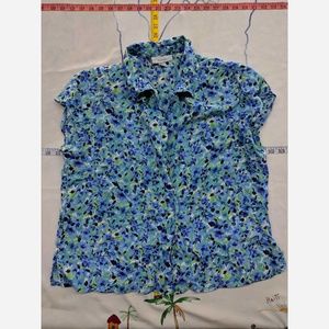 Women's XL Dressbarn Button Down Sleeveless Top